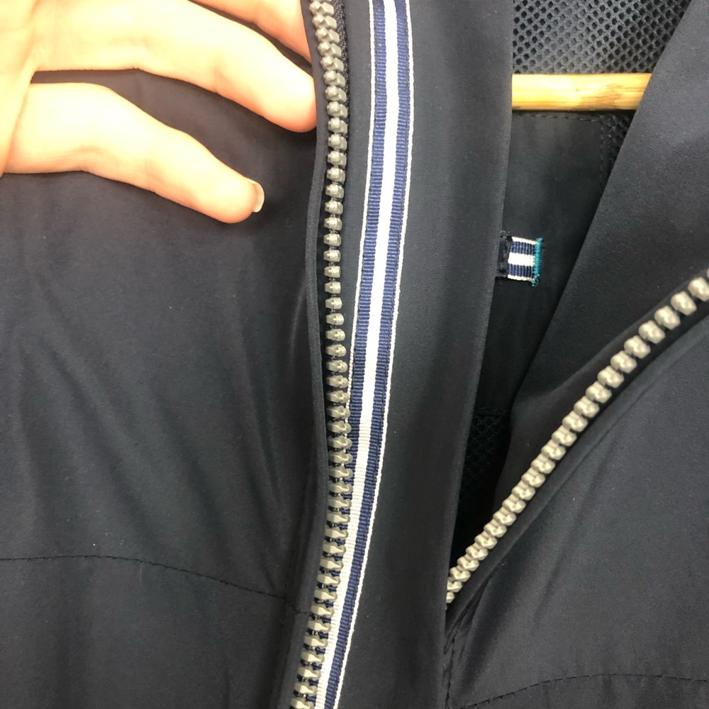 Adolfo Dominguez Zip Front Jacket Navy US 38 EU 48 - Picture 5 of 16